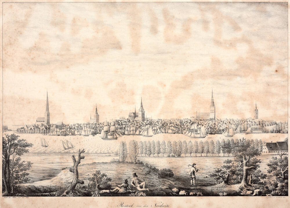 Ansicht von Norden, 1824